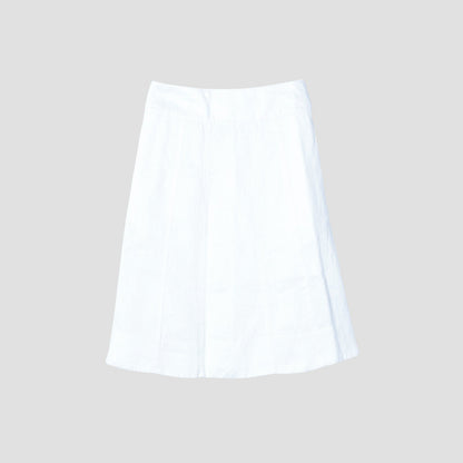 SANFORISED LINEN SKIRT