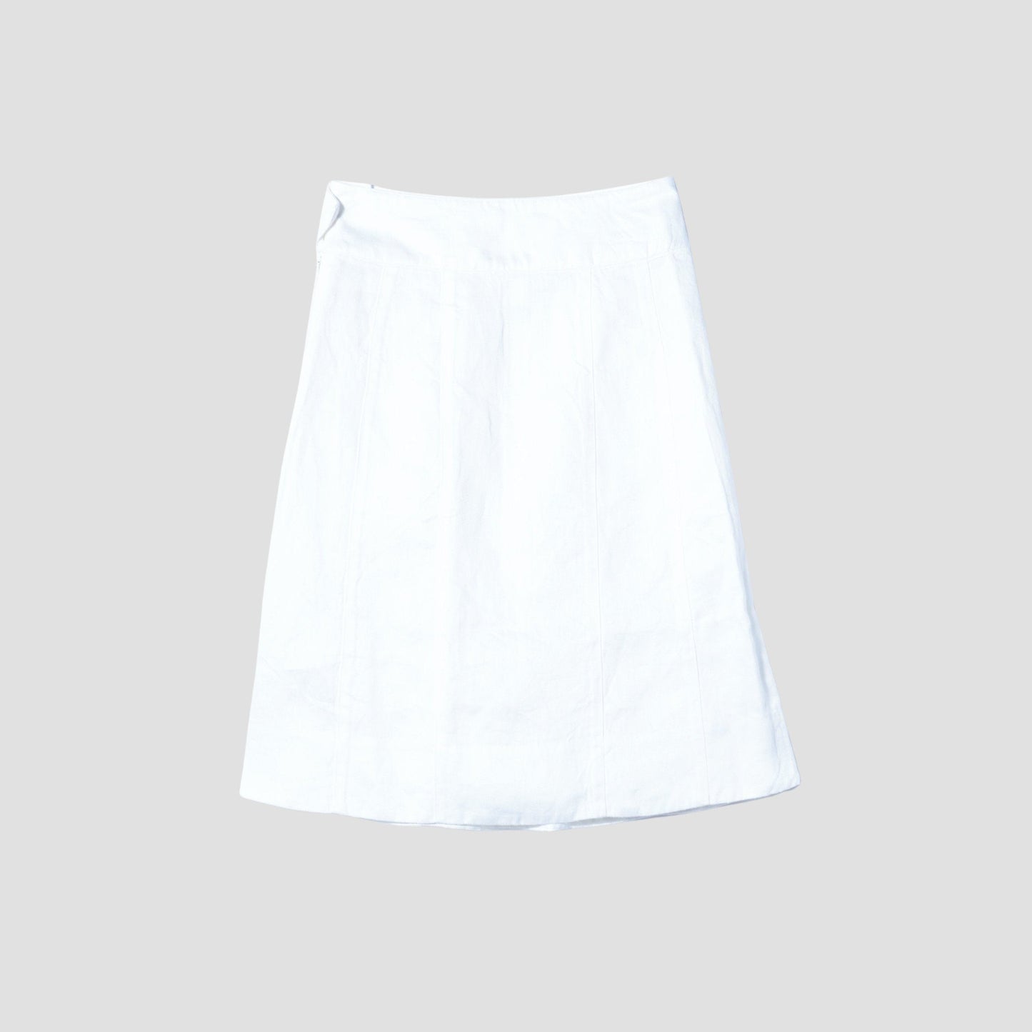 SANFORISED LINEN SKIRT