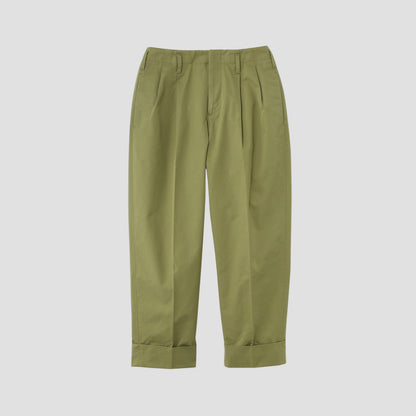 REFINED COTTON GABARDINE TROUSERS