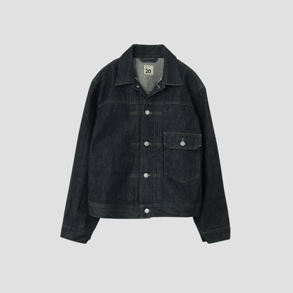 ORGANIC COTTON DENIM BLOUSON
