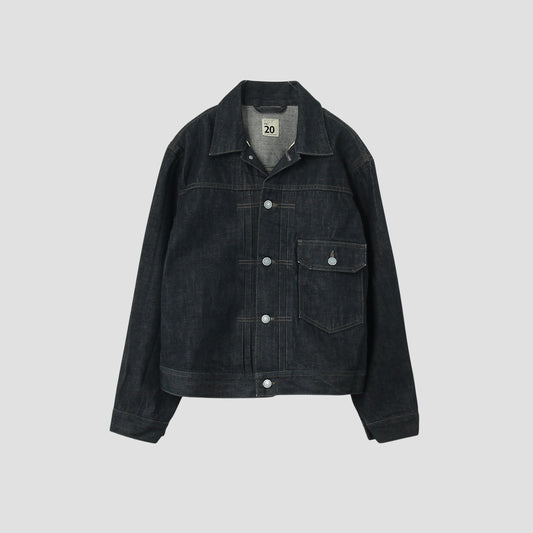 ORGANIC COTTON DENIM BLOUSON