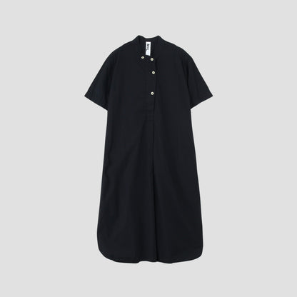 AGO GARMENT DYE BASIC POPLIN DRESS