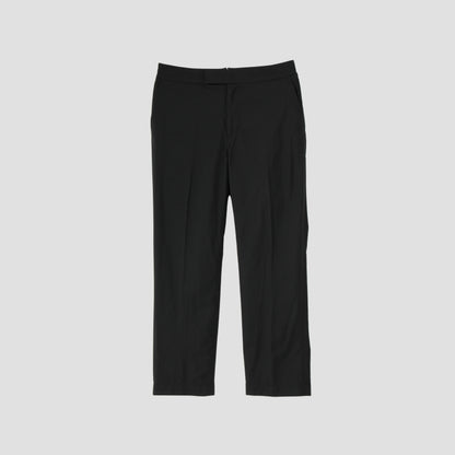 FINE WOOL POPLIN TROUSERS