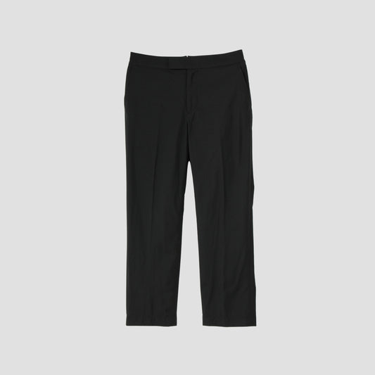 FINE WOOL POPLIN TROUSERS
