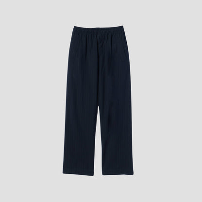 WOOL PINSTRIPE TROUSERS