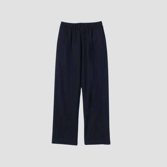 WOOL PINSTRIPE TROUSERS