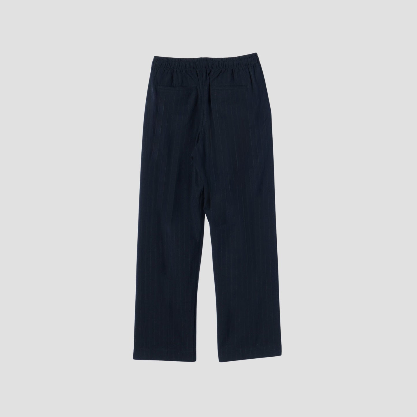 WOOL PINSTRIPE TROUSERS
