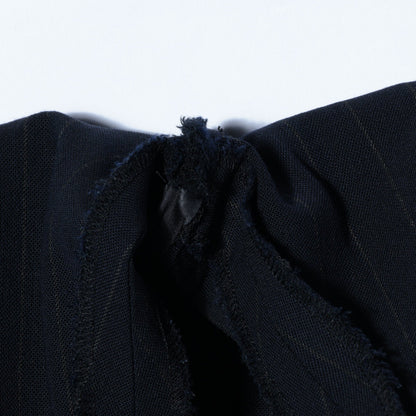 WOOL PINSTRIPE TROUSERS