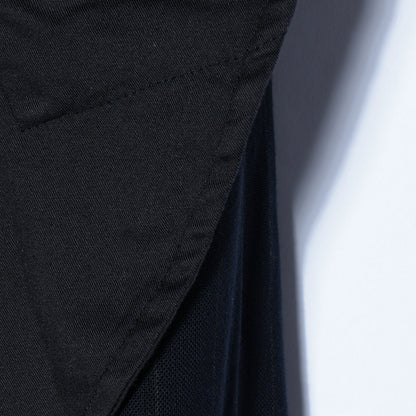 WOOL PINSTRIPE TROUSERS