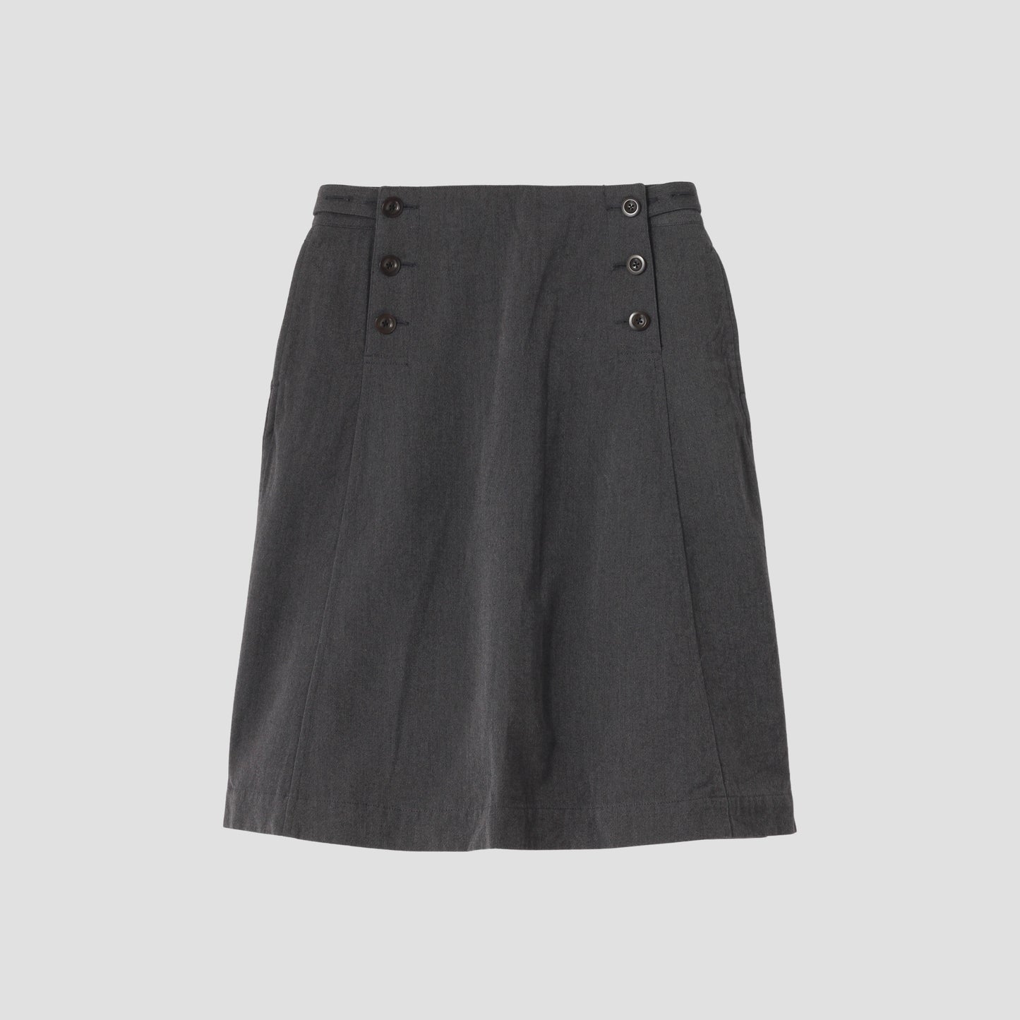 WOOL COTTON DRILL SKIRT