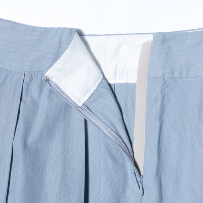 HAIRLINE STRIPE COTTON SKIRT