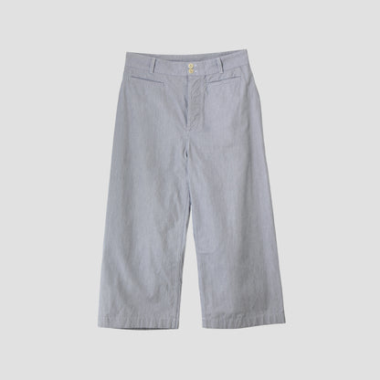 HAIRLINE COTTON TROUSERS