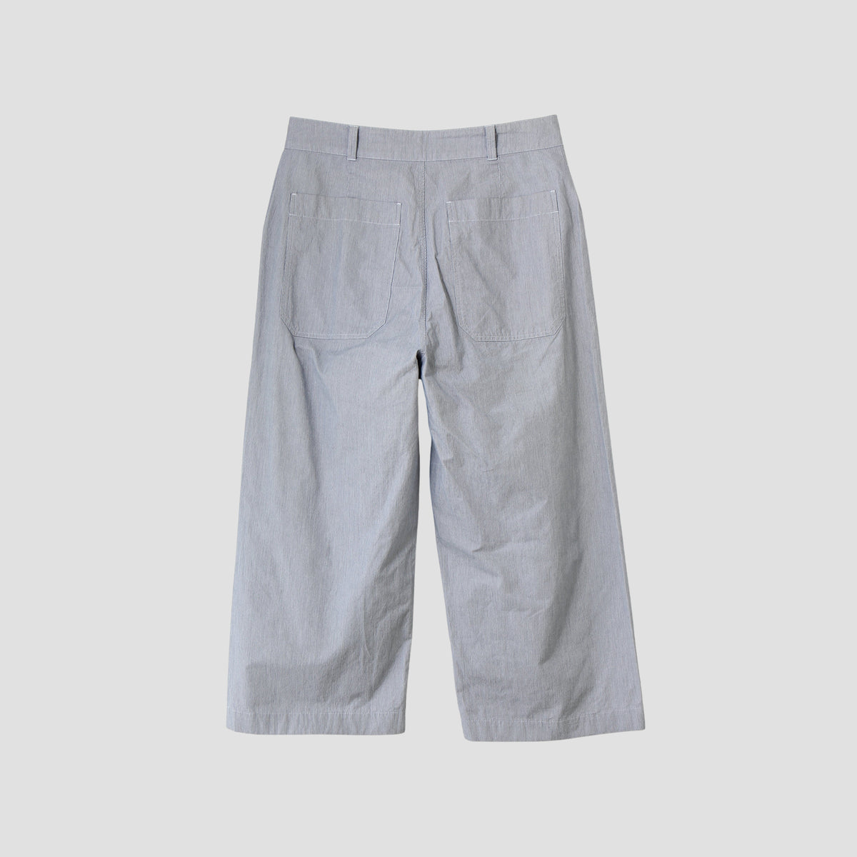 HAIRLINE COTTON TROUSERS