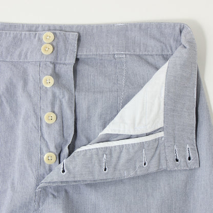 HAIRLINE COTTON TROUSERS