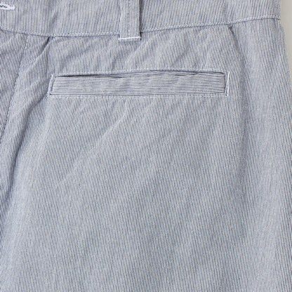 HAIRLINE COTTON TROUSERS