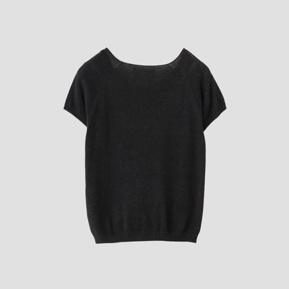 TWISTED COTTON LINEN KNIT