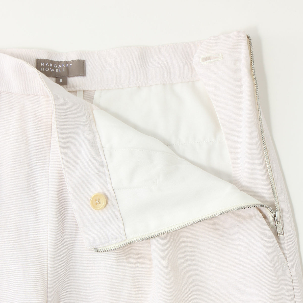 HIGH TWIST COTTON LINEN TROUSERS