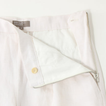 HIGH TWIST COTTON LINEN TROUSERS