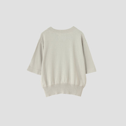 HIGHGAUGE COTTON LINEN KNIT