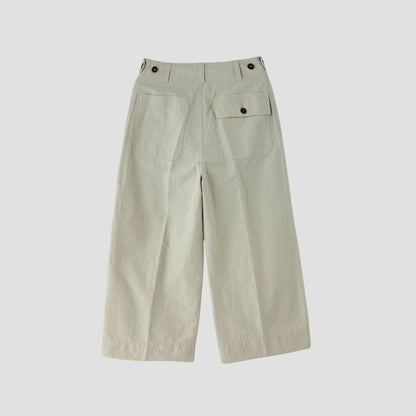 DRY COTTON LINEN TROUSERS