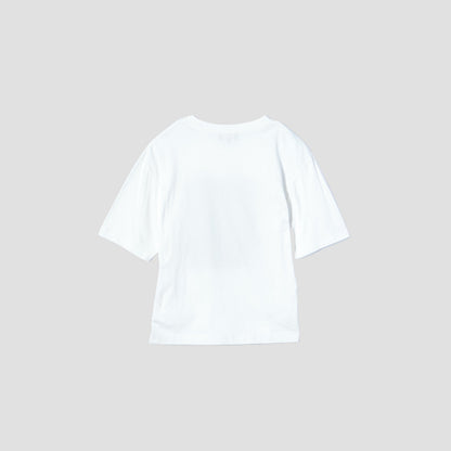 COLLAGE PRINT COTTON JERSEY TOP