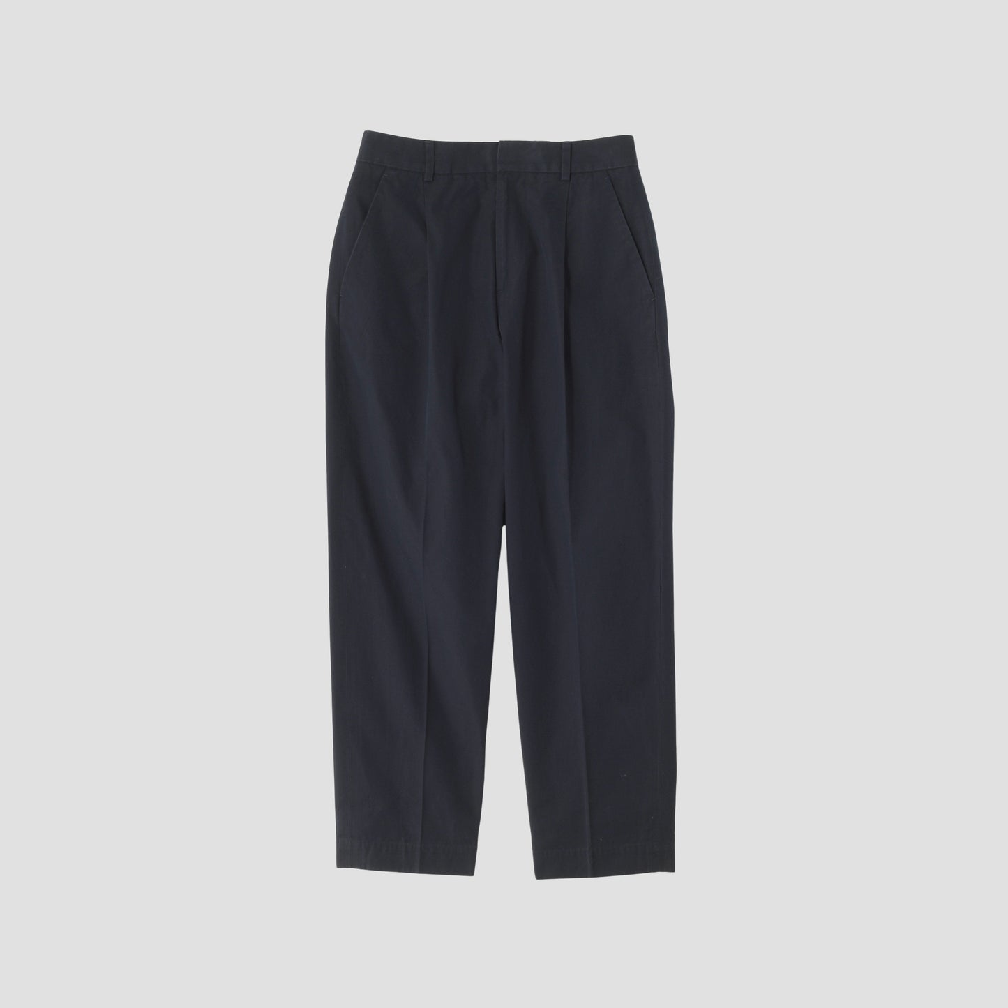 COTTON PLAIN WEAVE TROUSERS