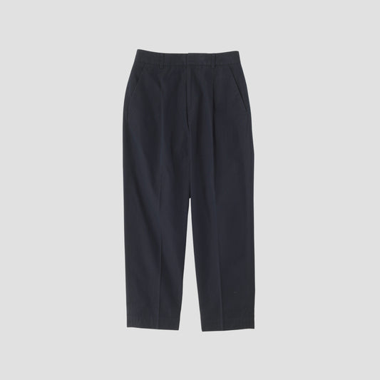 COTTON PLAIN WEAVE TROUSERS