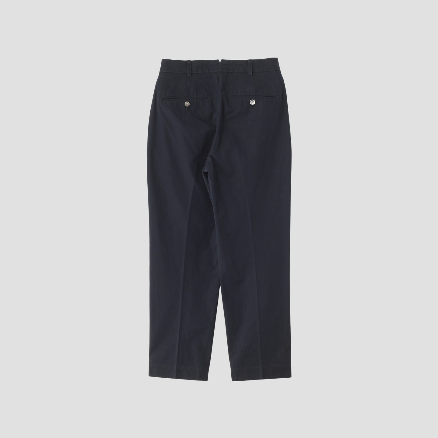 COTTON PLAIN WEAVE TROUSERS