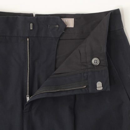 COTTON PLAIN WEAVE TROUSERS