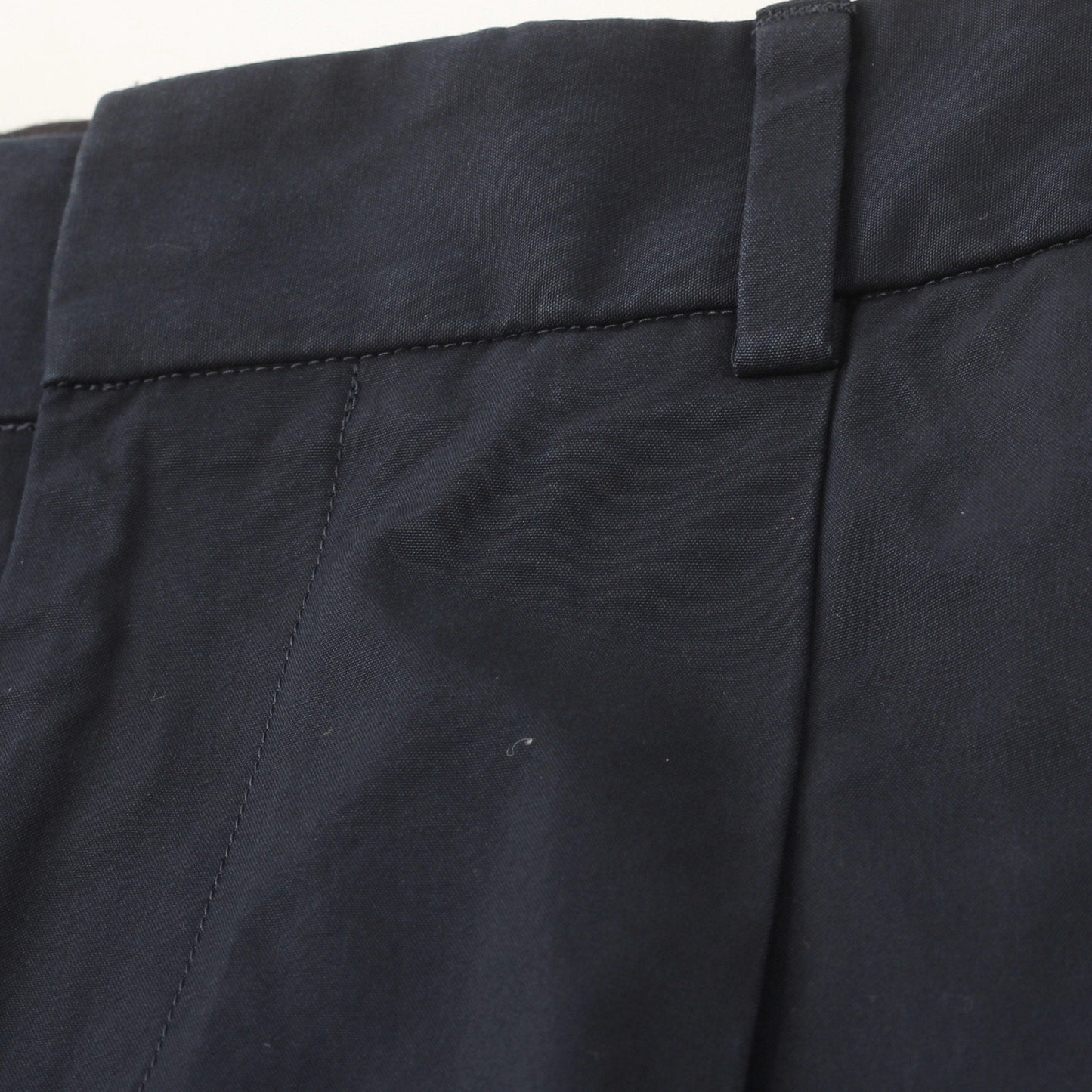 COTTON PLAIN WEAVE TROUSERS
