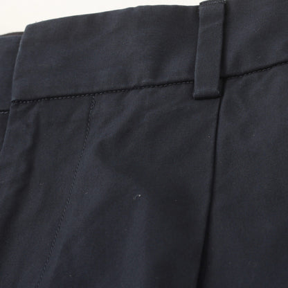 COTTON PLAIN WEAVE TROUSERS