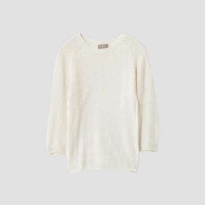 LONG SLEEVE CREW NECK KNIT