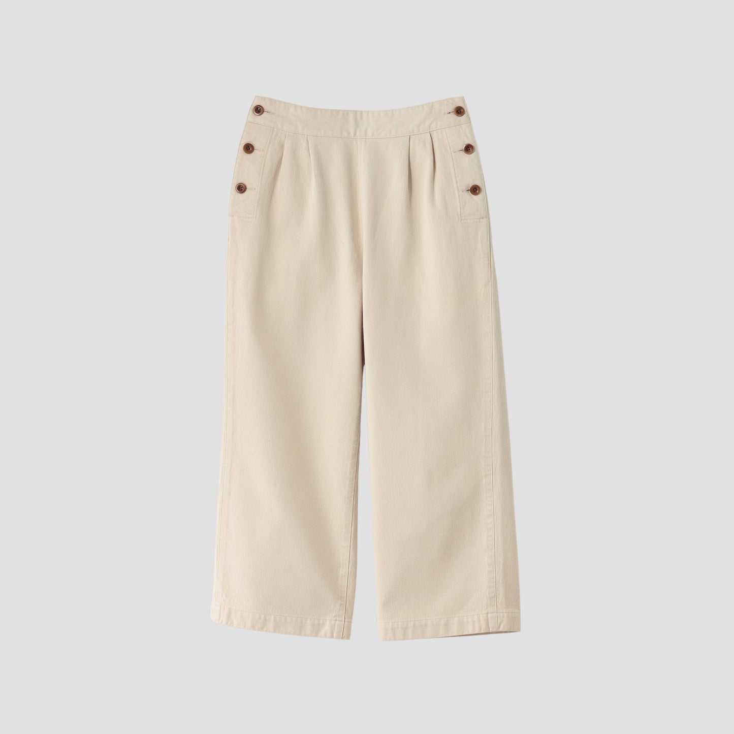 WOOL COTTON HEAVY TWILL TROUSERS