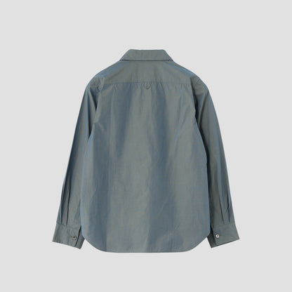 CHAMBRAY COTTON POPLIN SHIRT