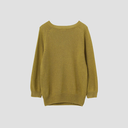 LONG SLEEVE CREW NECK KNIT