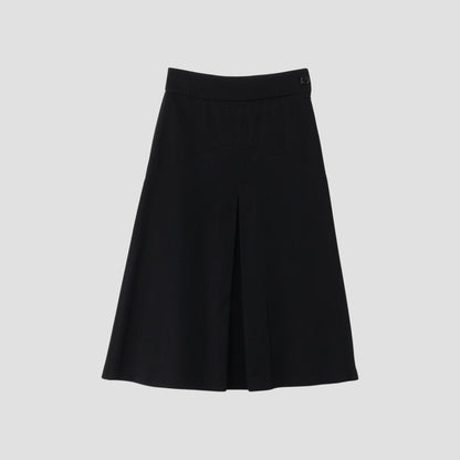 GLAZED COTTON CUPRA SKIRT
