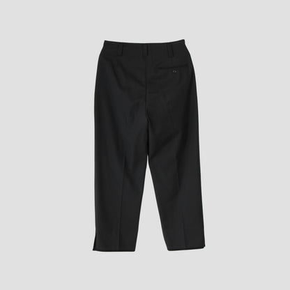 WHIPCORD WOOL COTTON TROUSERS