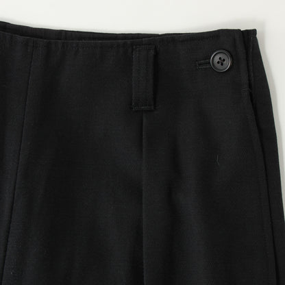 WHIPCORD WOOL COTTON TROUSERS