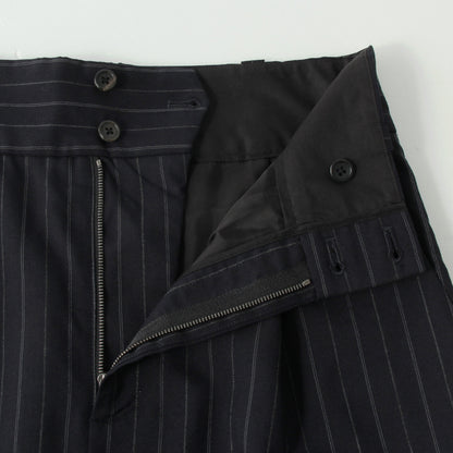 DECO PINSTRIPE WOOL SKIRT