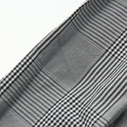 GINGHAM OVERCHECK COTTON SKIRT