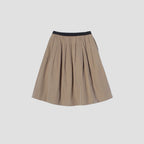 YARN DYE COTTON LINEN SKIRT