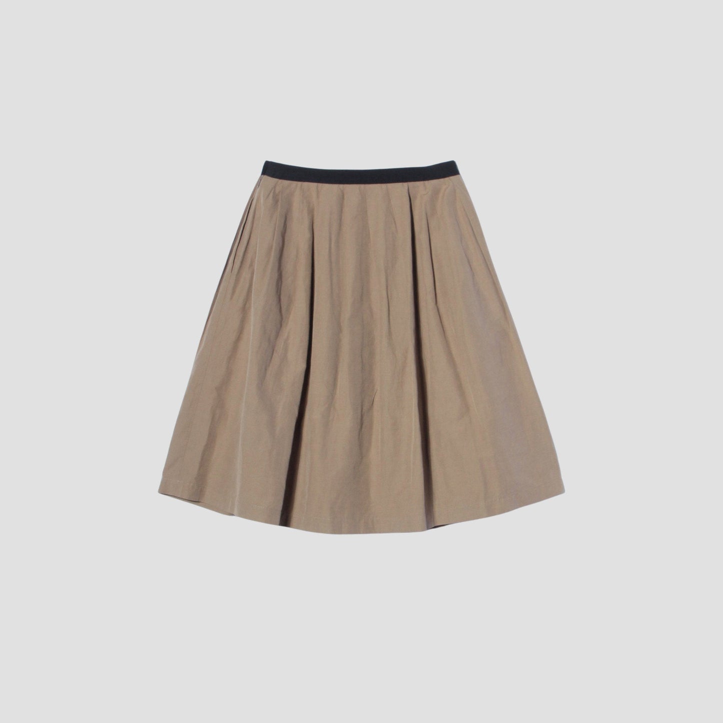 YARN DYE COTTON LINEN SKIRT