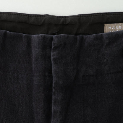 WASHED COTTON TWILL TROUSERS