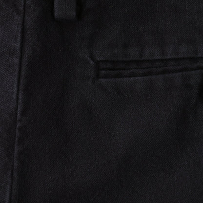 WASHED COTTON TWILL TROUSERS