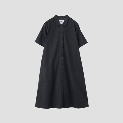 COTTON HEMP DRILL DRESS