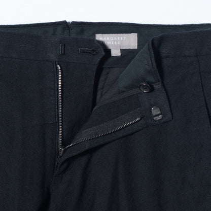 YARN DYE LINEN COTTON TROUSERS