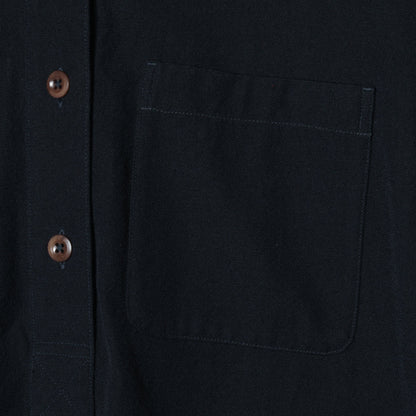 WOOL COTTON TWILL DRESS
