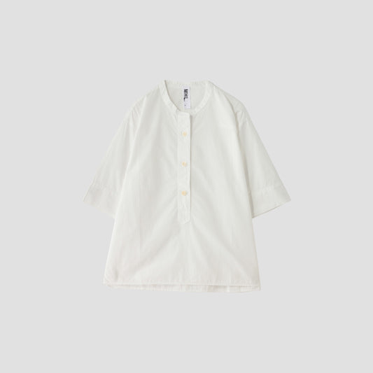COTTON RAMIE POPLIN SHIRT