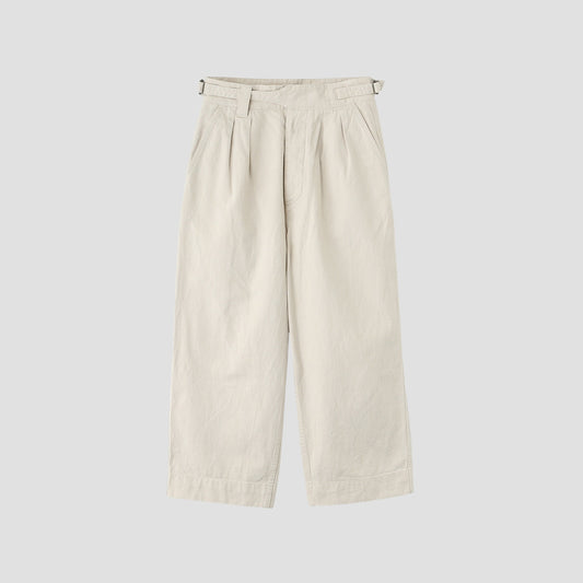NATURAL DENIM TROUSERS