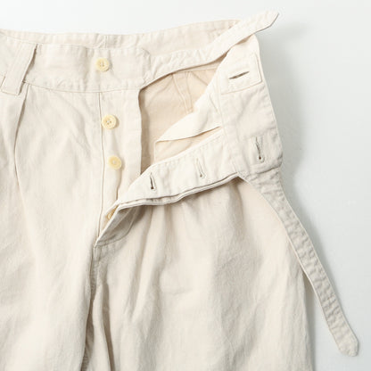NATURAL DENIM TROUSERS